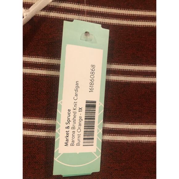 Market & Spruce Stitch Fix Barona Brushed Knit Cardigan Sweater NWT Plus 1X Soft - Picture 7 of 11